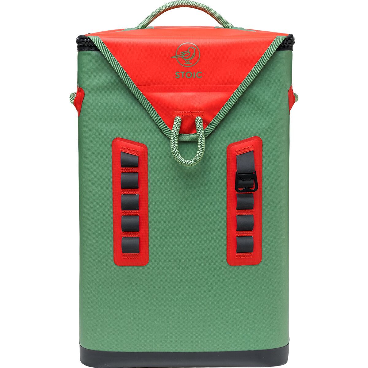 Stoic Hybrid Backpack Cooler Dark Ivy/Cherry Tomato, One Size