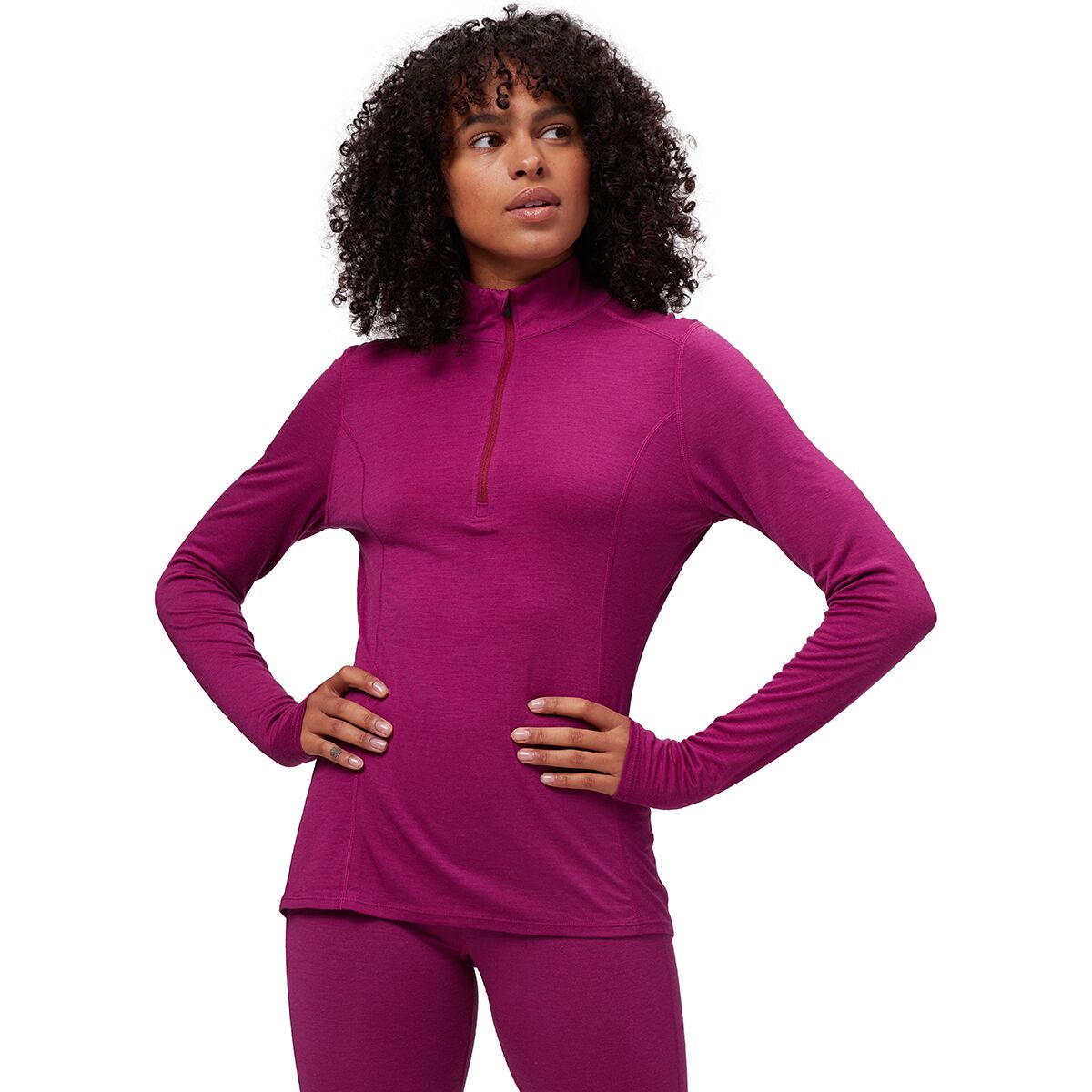 Stoic Merino Blend 1/4 Zip Baselayer Top - Past Season - Women's product image
