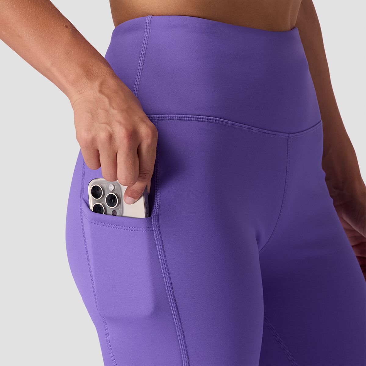 Women's Fleece Lined Leggings - Water Resistant Winter Warm Pants With Pockets For Running, Yoga & Cold Weather