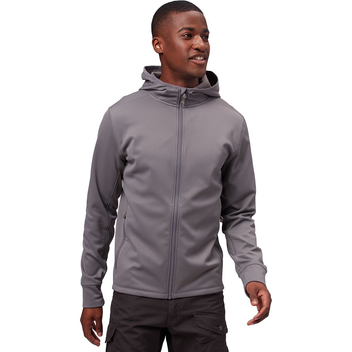 Stoic Tech Fleece Hooded Jacket - Men's Granite Gray, XL