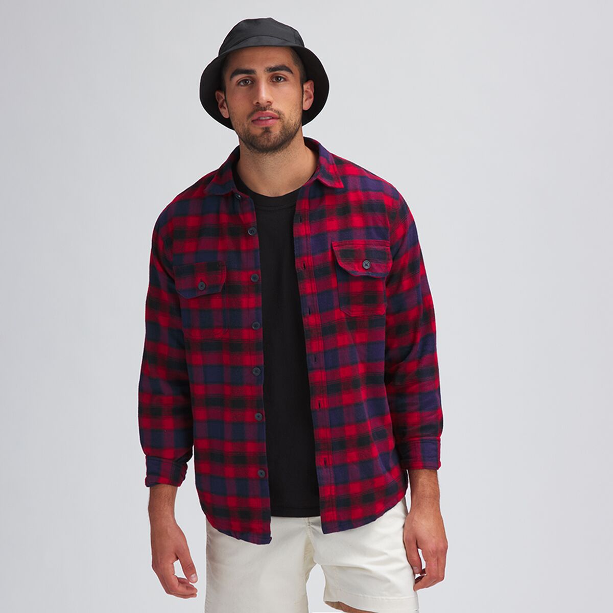 Stoic Button-Up Flannel Shirt - Men's