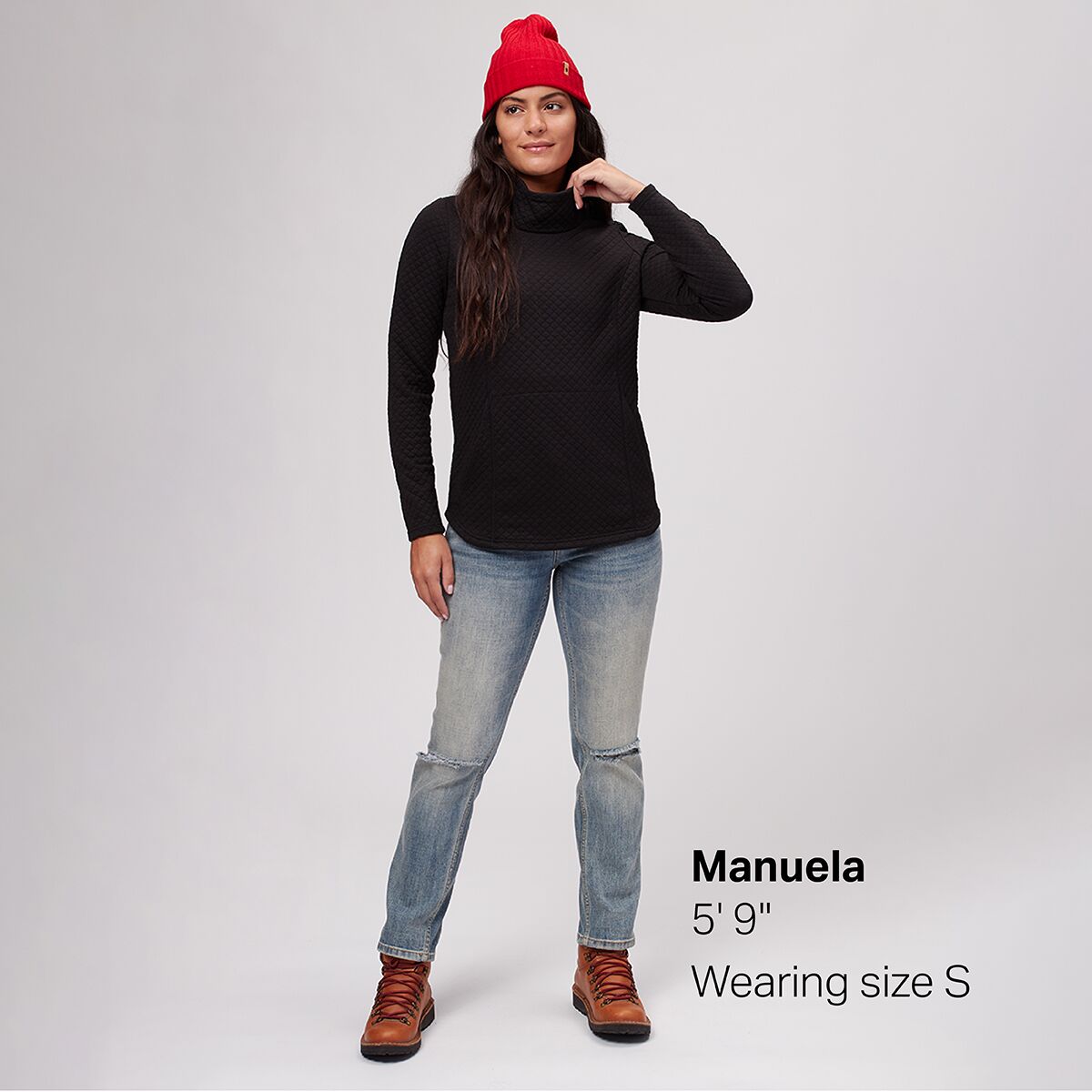 Stoic Quilted Cowl Neck Pullover Past Season Women s Clothing