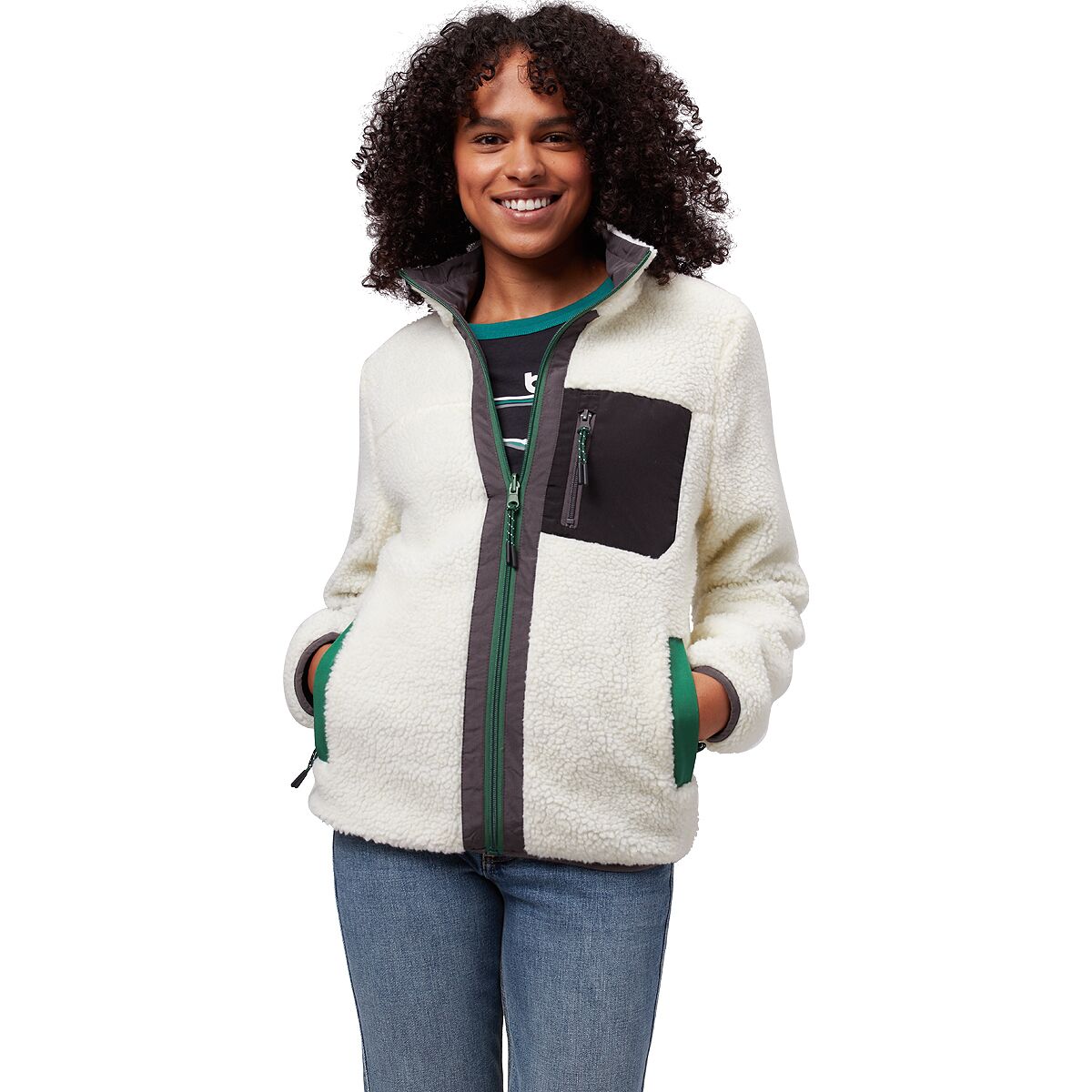 Stoic Reversible Mixed Media Sherpa Jacket - Past Season - Women's product image