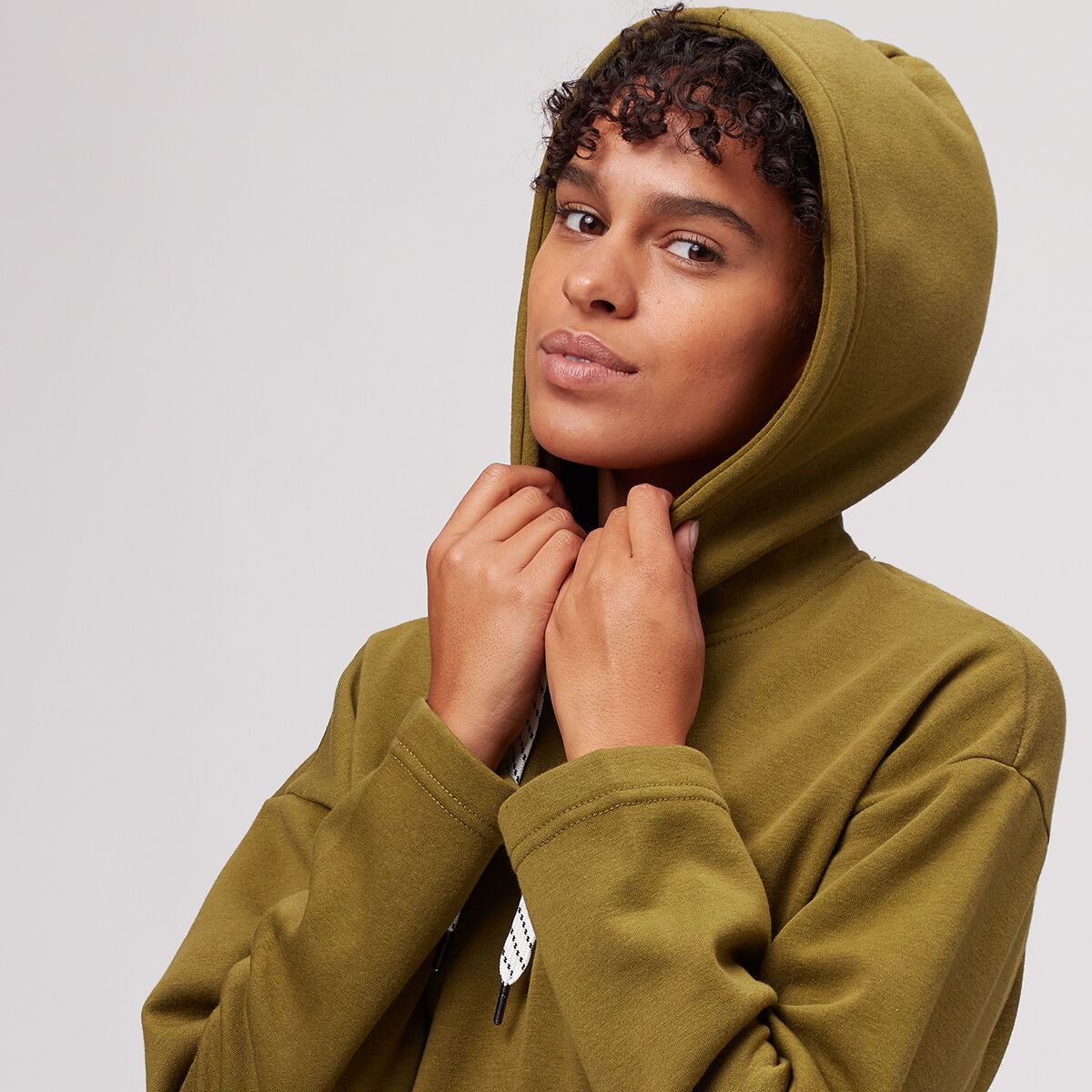 stoic heather fleece pullover