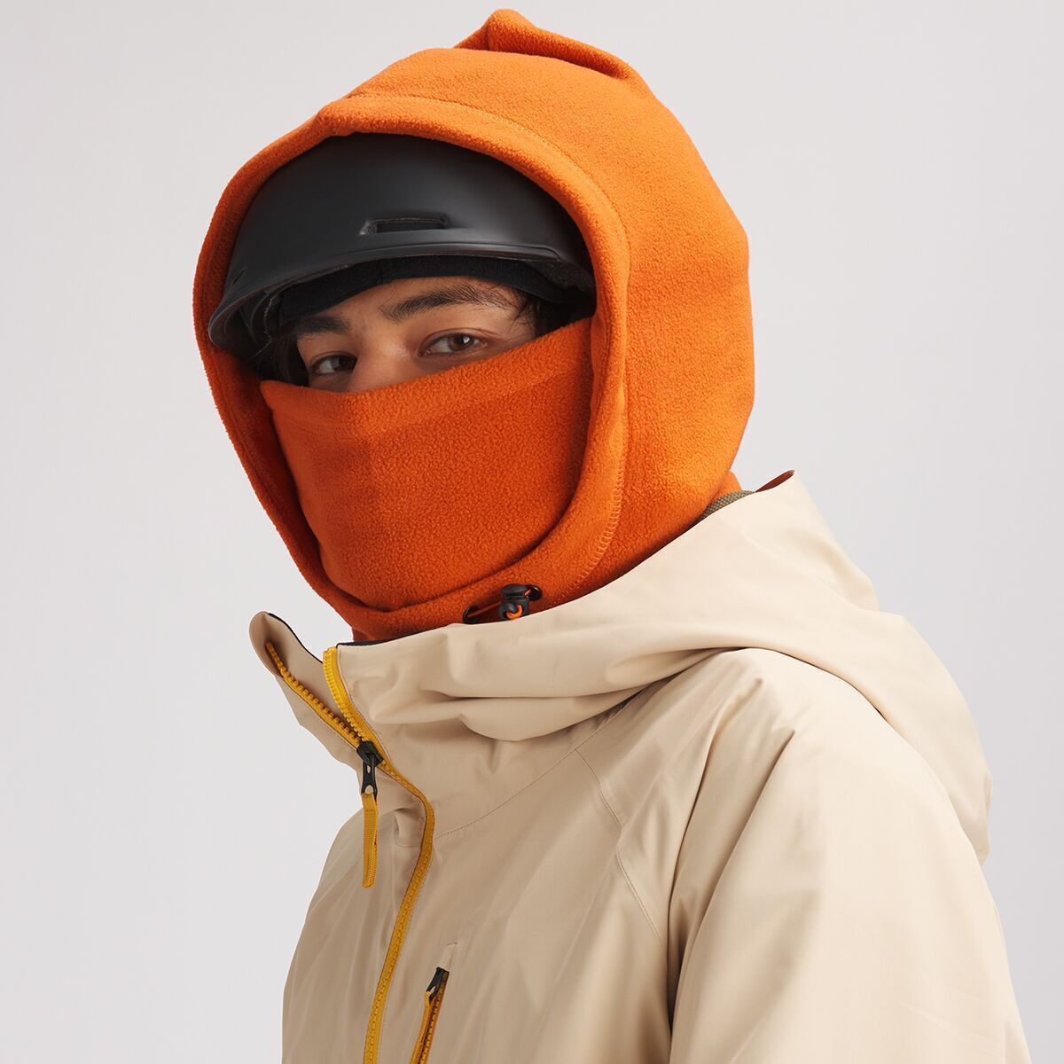 Stoic Polar Fleece Neck Balaclava Rust, One Size