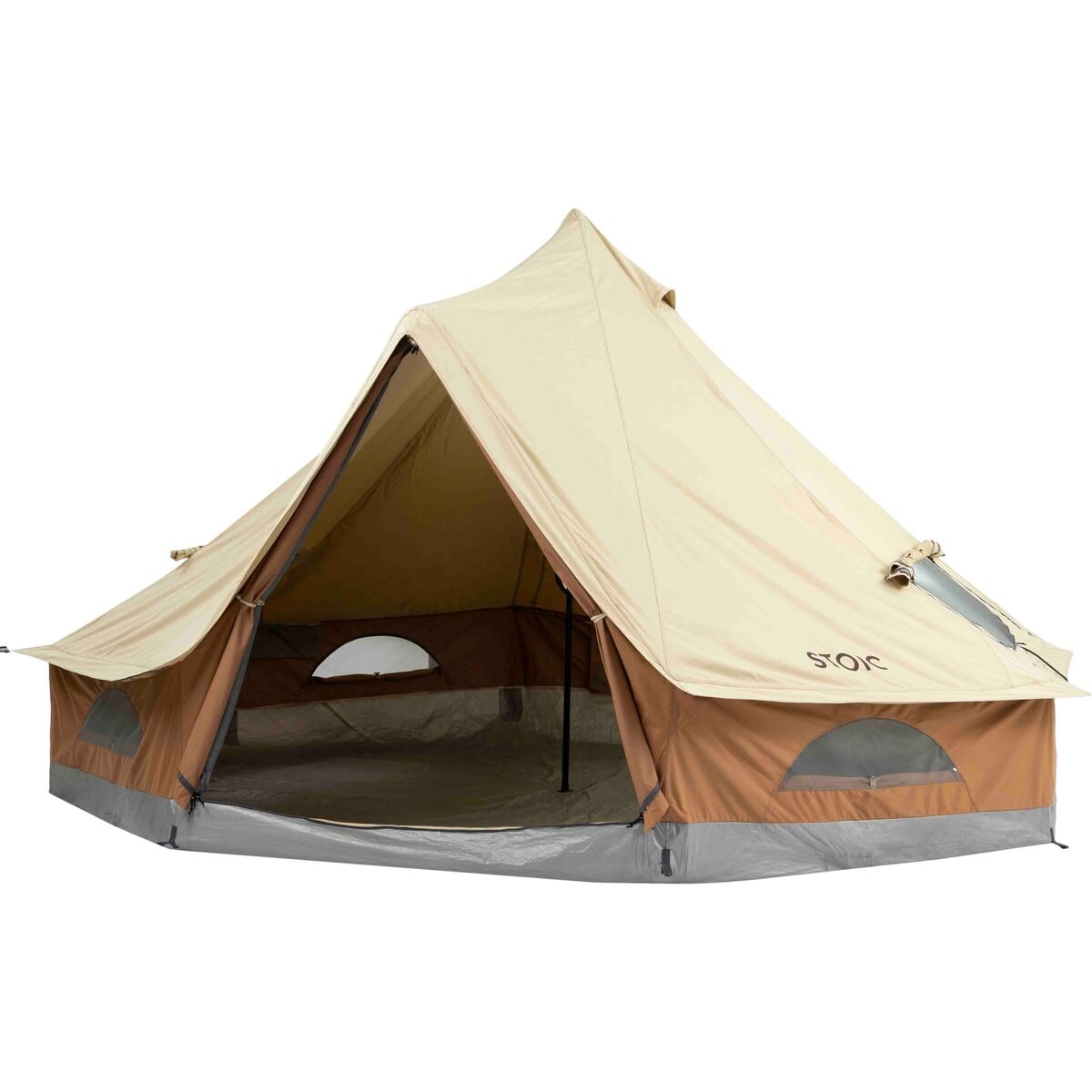 Image of Stoic Bell Tent: 6-Person 3-Season Brown Sugar Combo, One Size