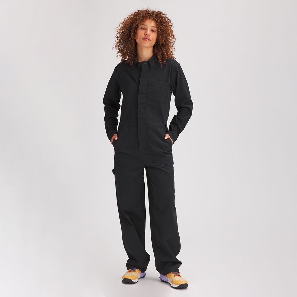Stoic Long-Sleeve Jumpsuit - Women's Stretch Limo, XL