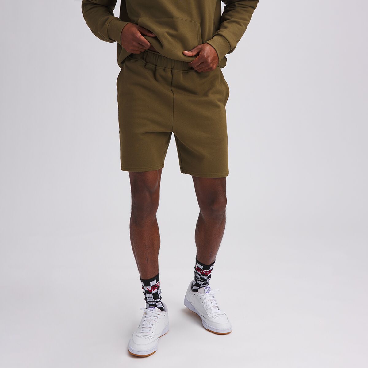 Stoic Sweat Short - Past Season - Men's Dark Olive, XL