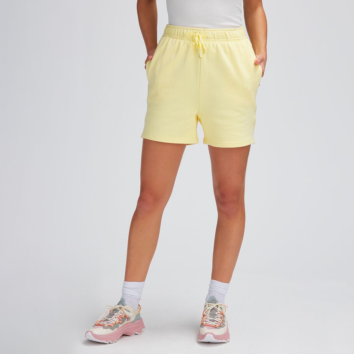 Stoic Sweat Short - Past Season - Women's Pale Banana, XS