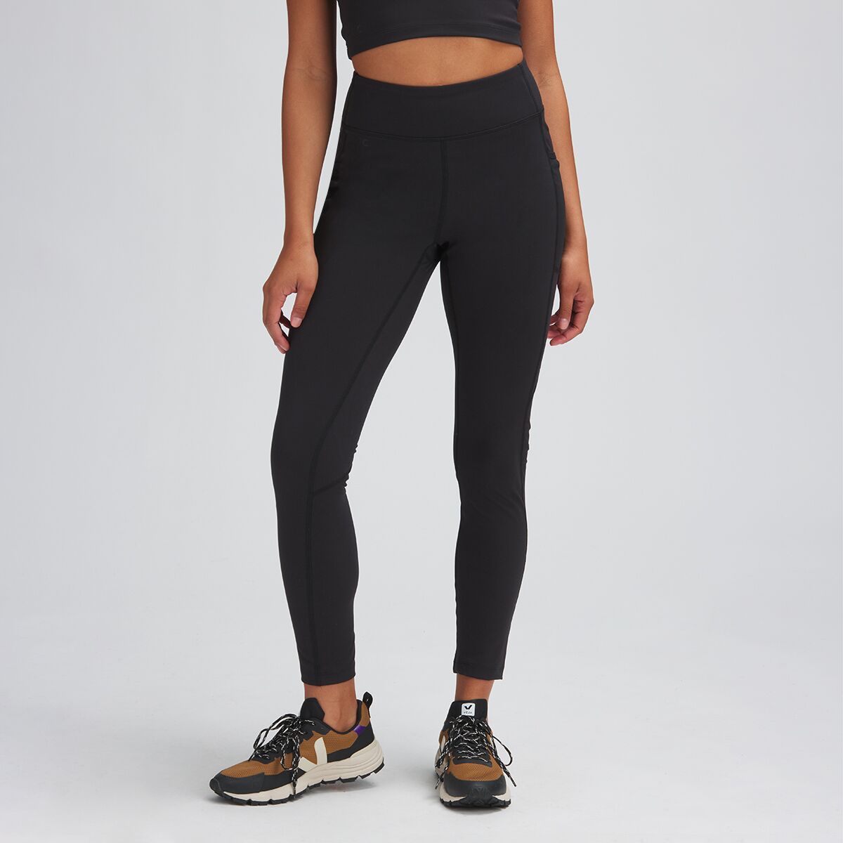 Stoic 7/8 Color Block Tight - Past Season - Women's Moonless Night, XS