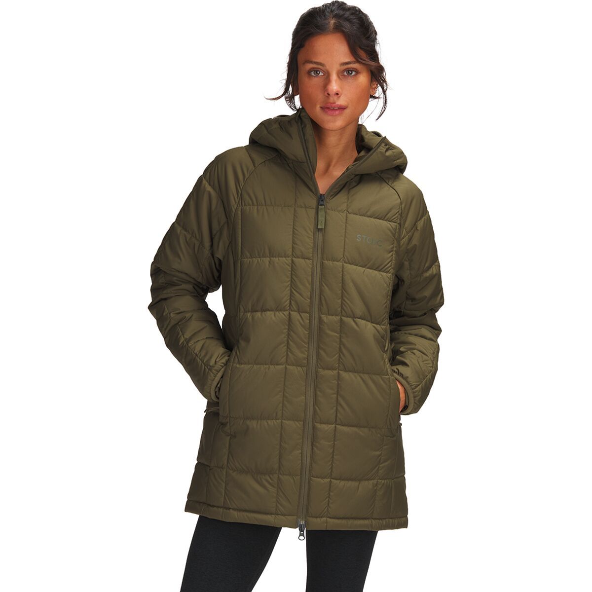 Stoic Venture Insulated Parka - Women's Olive Night, L
