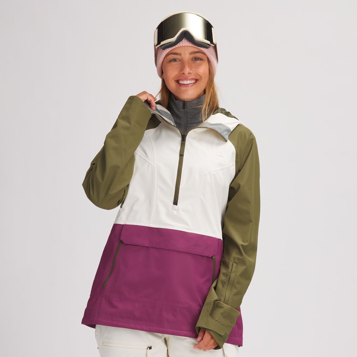 Stoic Shell Anorak - Women's Amaranth, XS