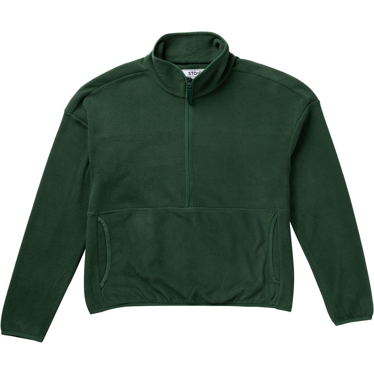 Stoic 1/4 Zip Micro Fleece Sweatshirt - Women's Trekking Green2, XL