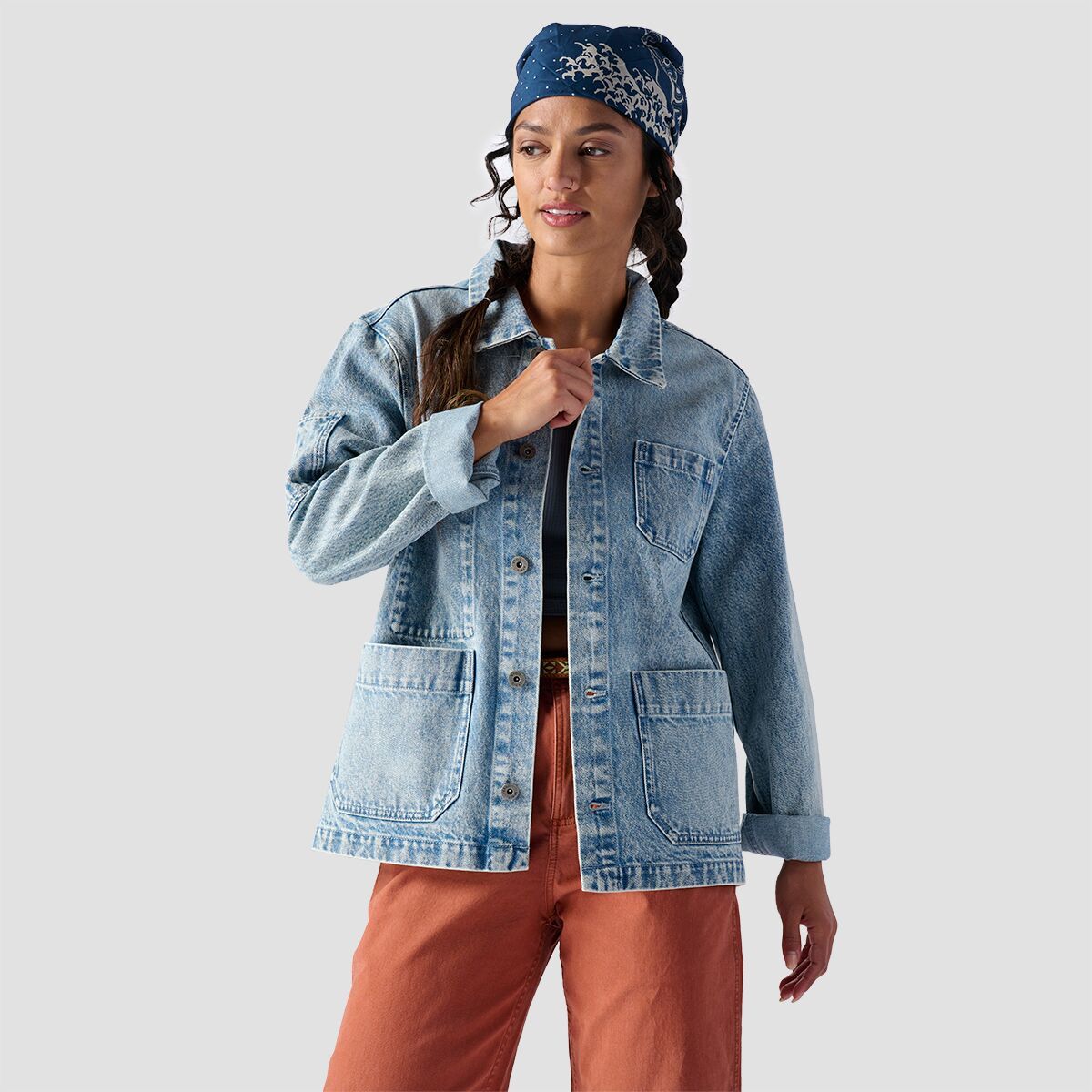 Stoic Denim Chore Coat - Women's Denim Wash, L