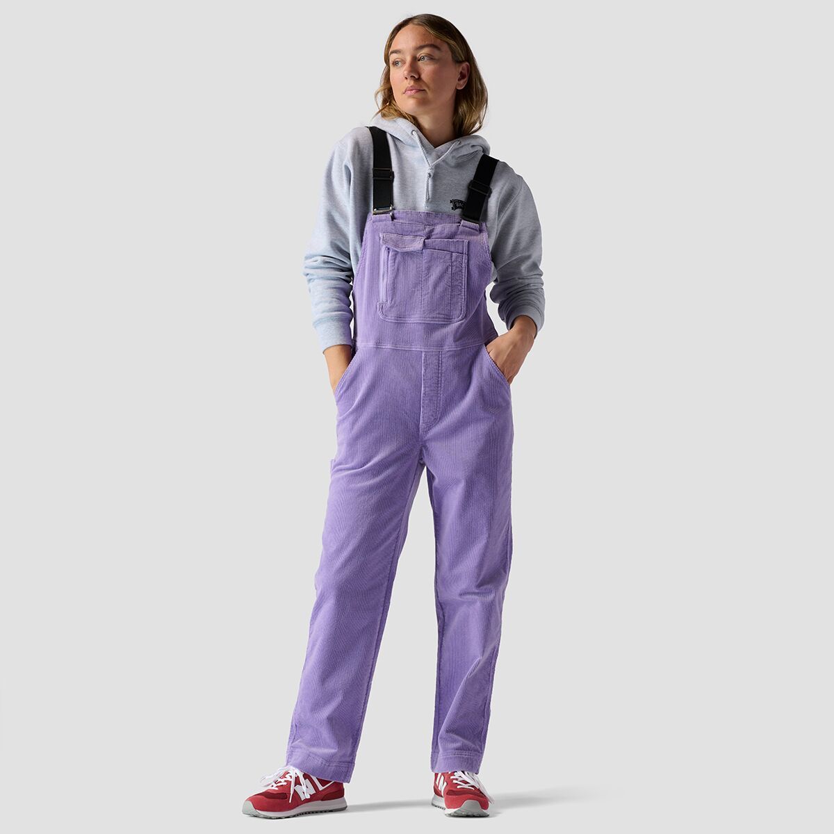 Stoic Corduroy Overall - Women's Chalk Violet, XS