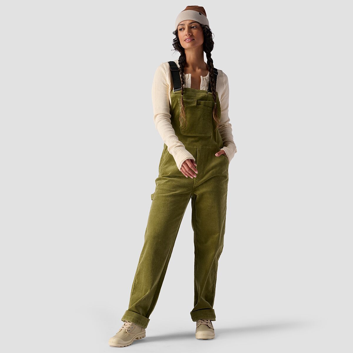 Stoic Corduroy Overall - Women's Olive Branch, S