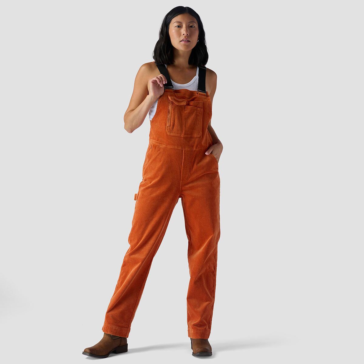 Stoic Corduroy Overall - Women's Rust, M