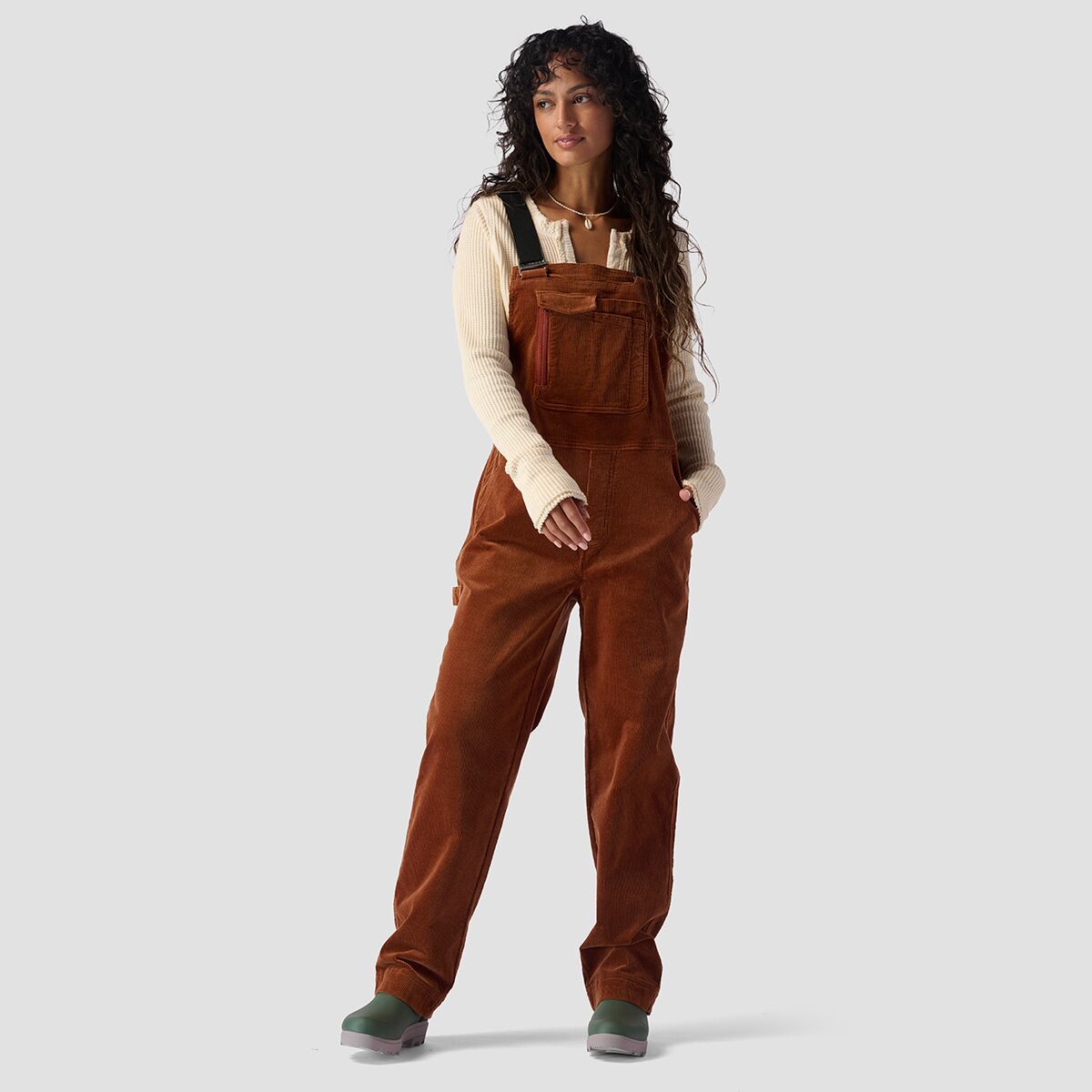 Stoic Corduroy Overall - Women's Tortoise Shell, S