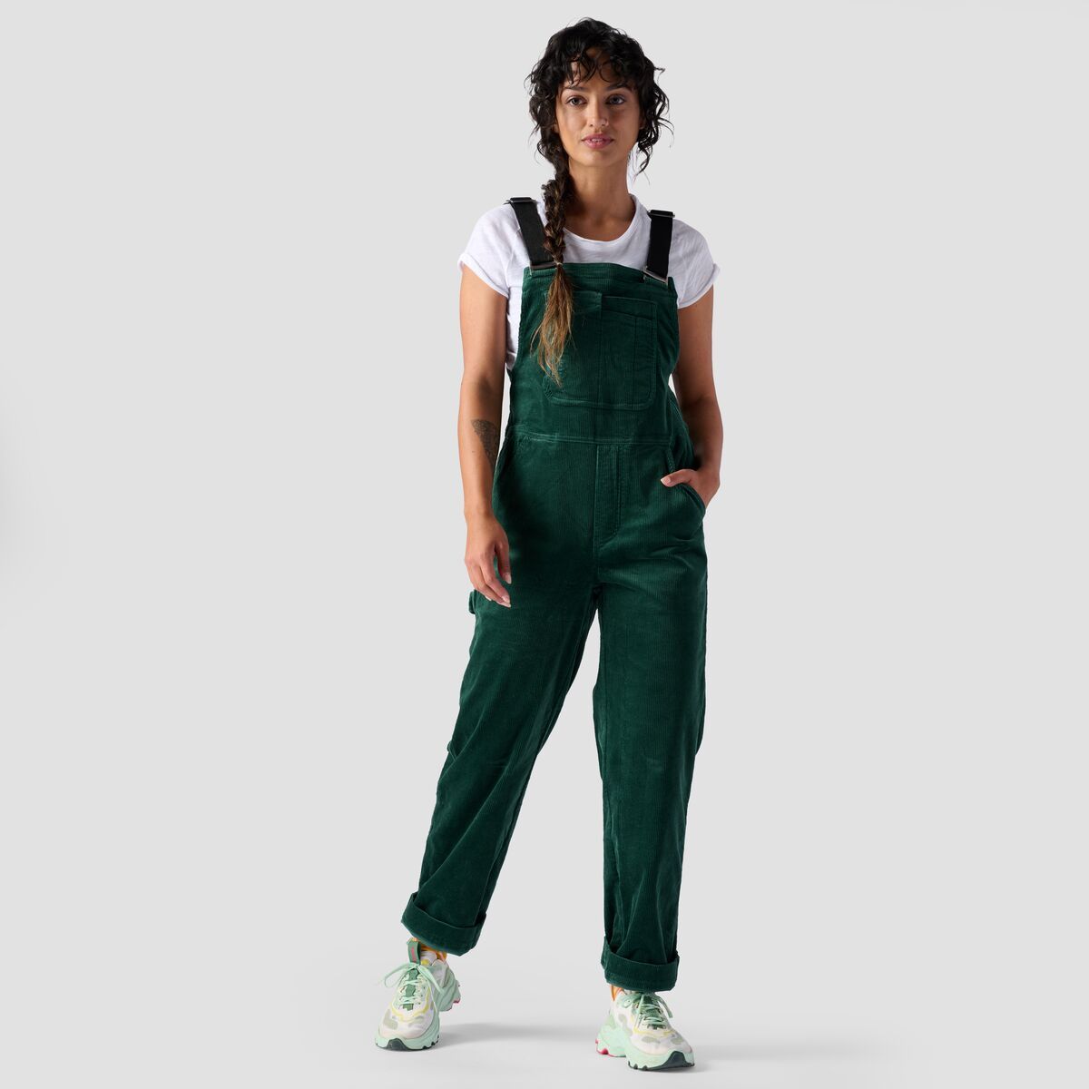 Stoic Corduroy Overall - Women's Trekking Green, XS
