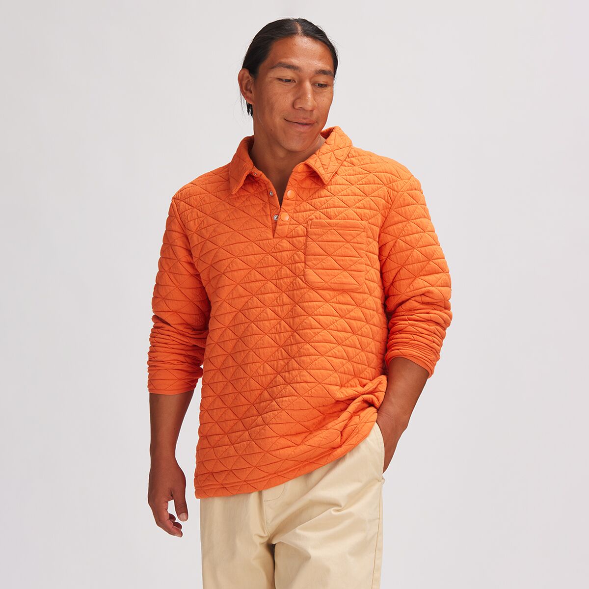 Stoic Venture Quilted Rugby Long-Sleeve Polo - Men's product image