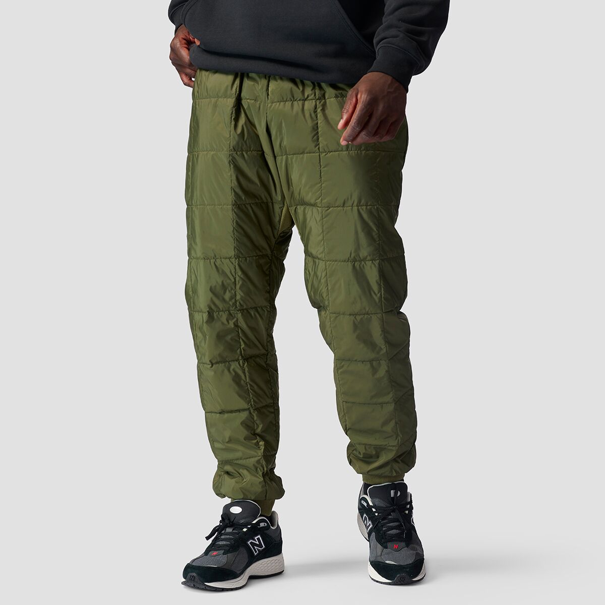 Men Solid Puffer Pants