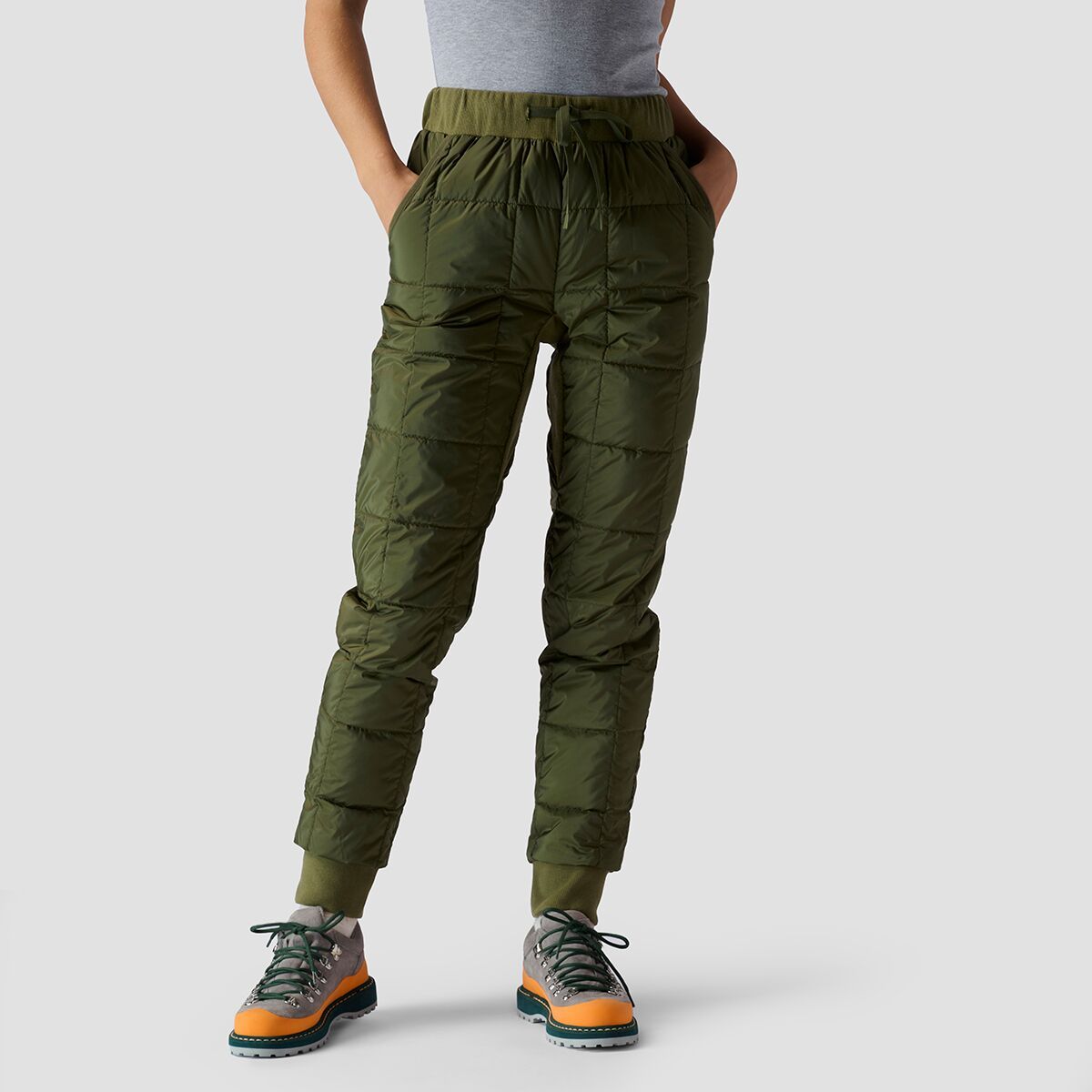 Stoic Puffer Jogger - Women's Olive Night, L