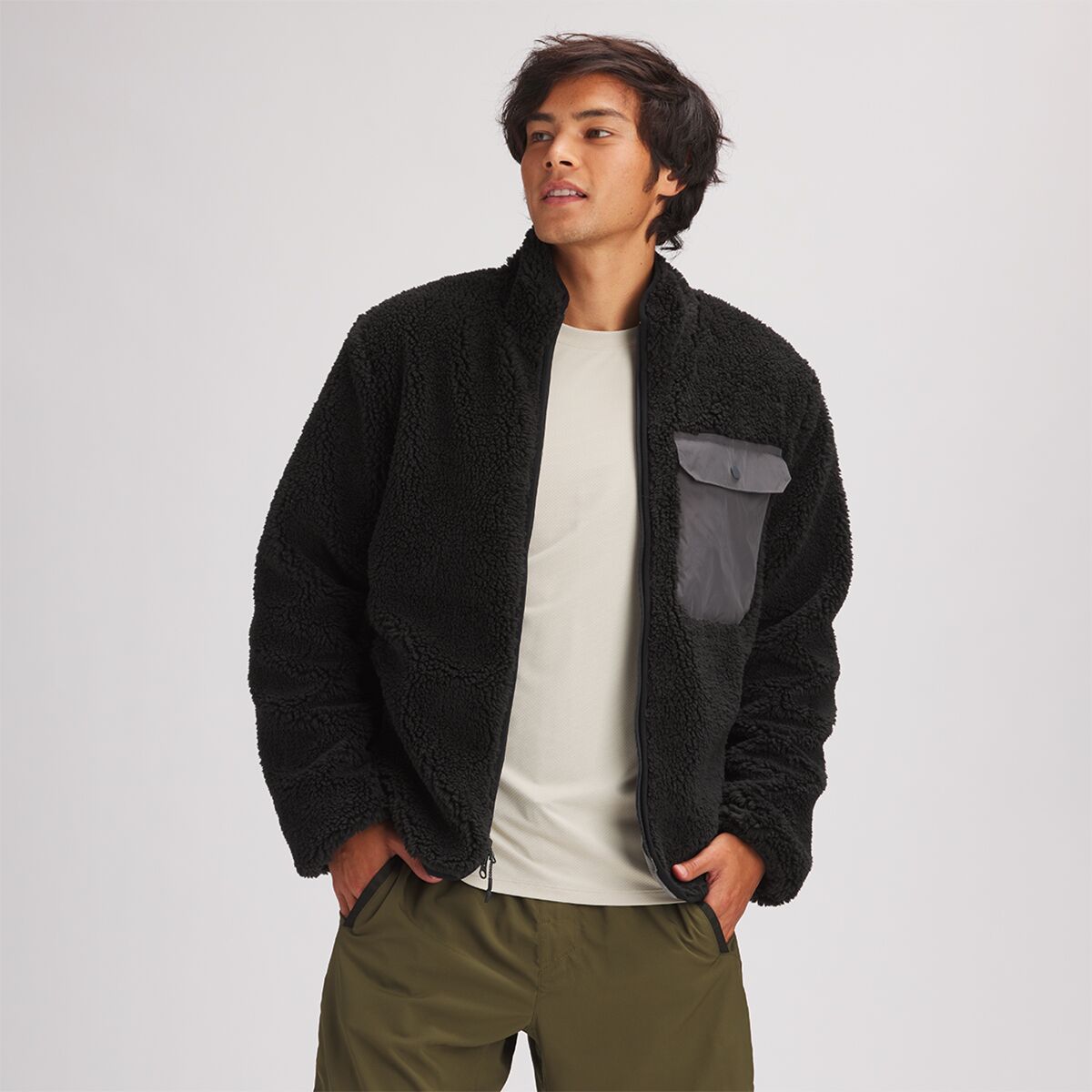 Stoic Sherpa Bomber - Men's Stretch Limo, XL