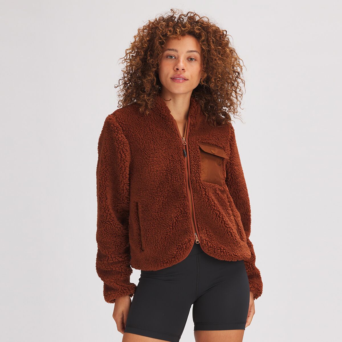 Stoic Stoic Sherpa Bomber - Women's Tortoise Shell, M