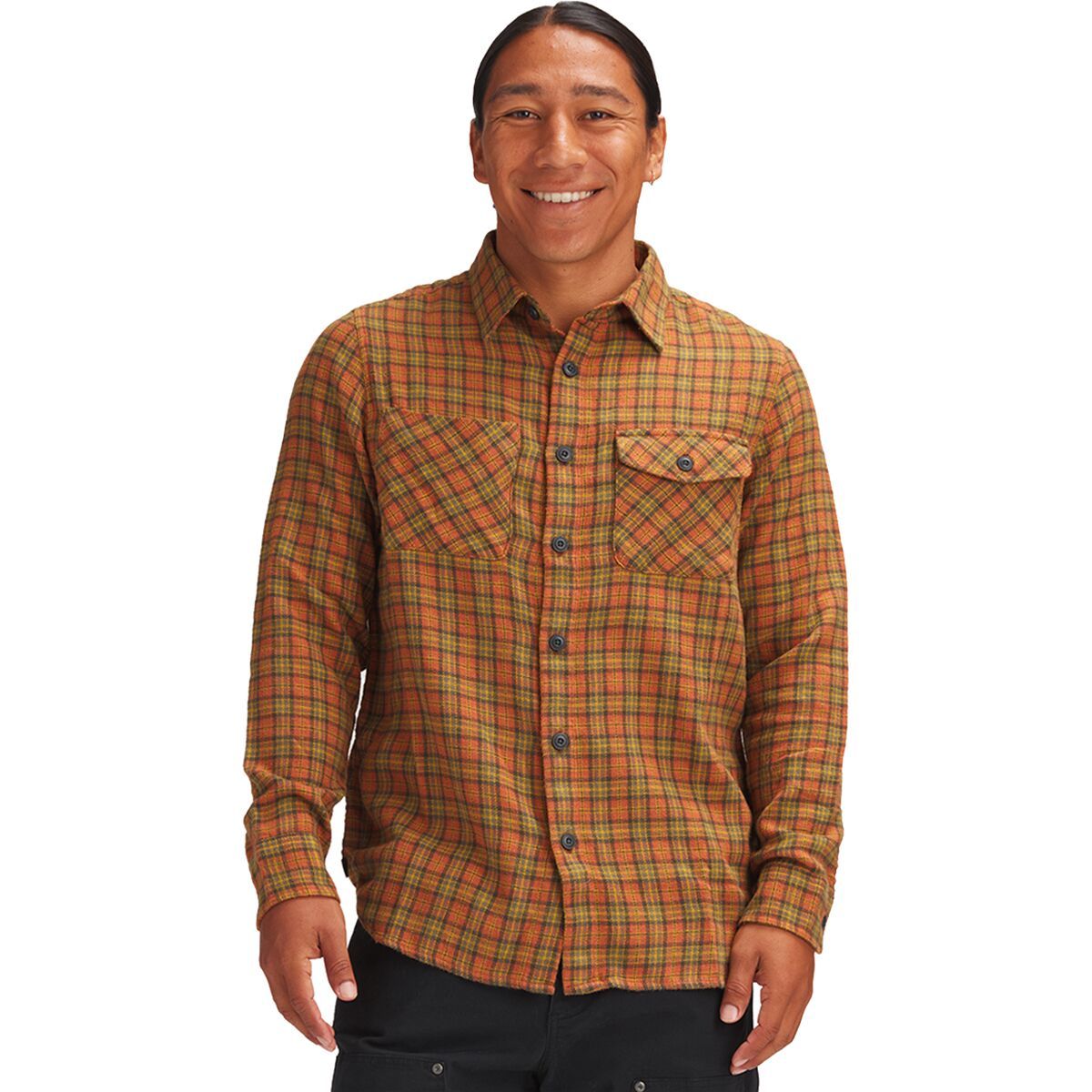 Stoic Daily Flannel - Men's Rust Plaid, XL