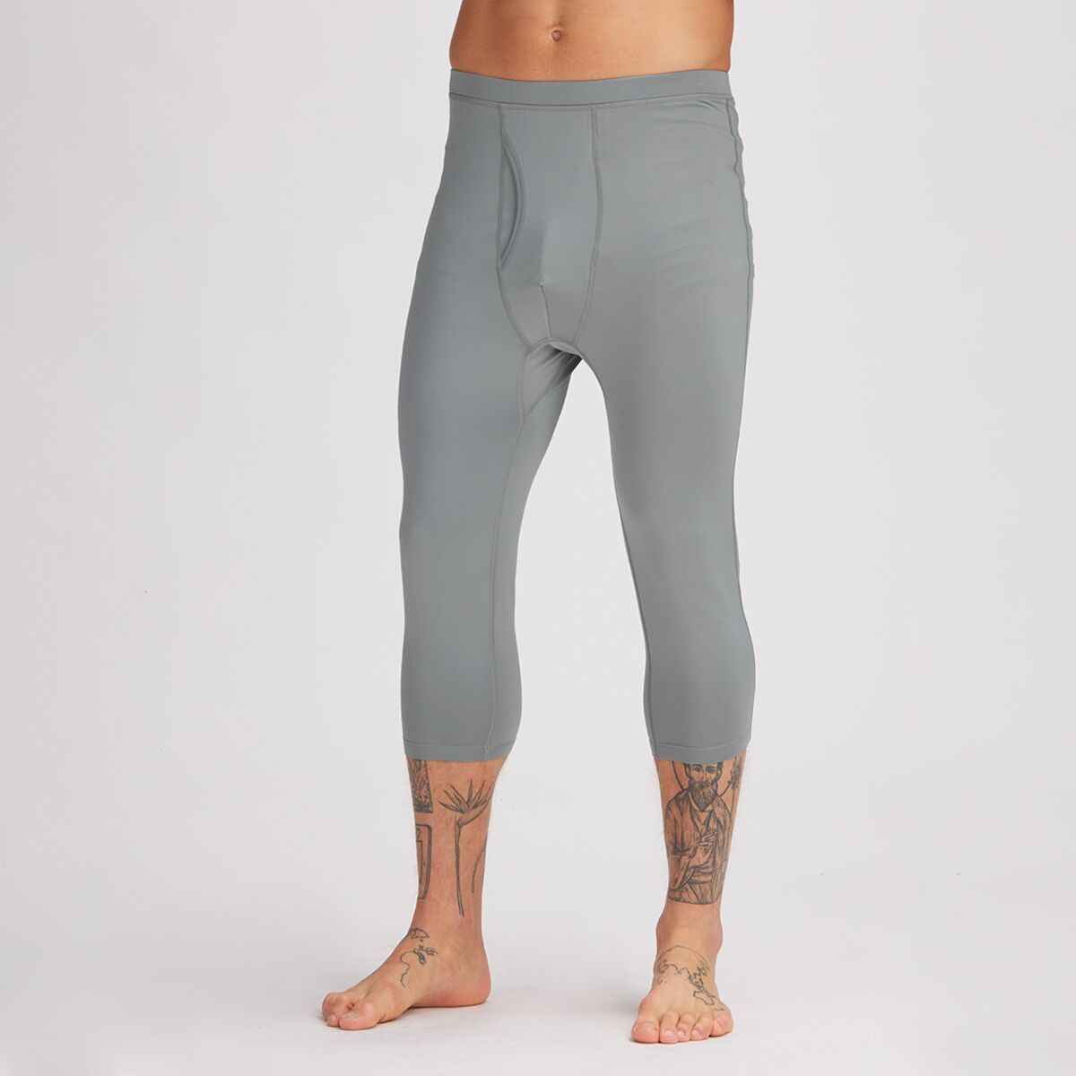 Stoic Lightweight Poly Calf-Length Baselayer Bottom - Men's Monument, XXL