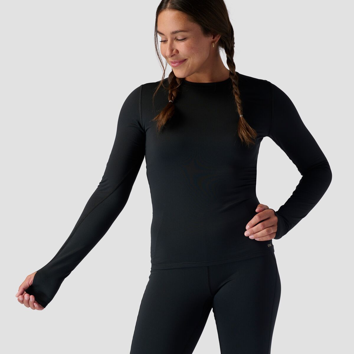 Stoic Stoic Lightweight Poly Crew Baselayer - Women's Stretch Limo, XS