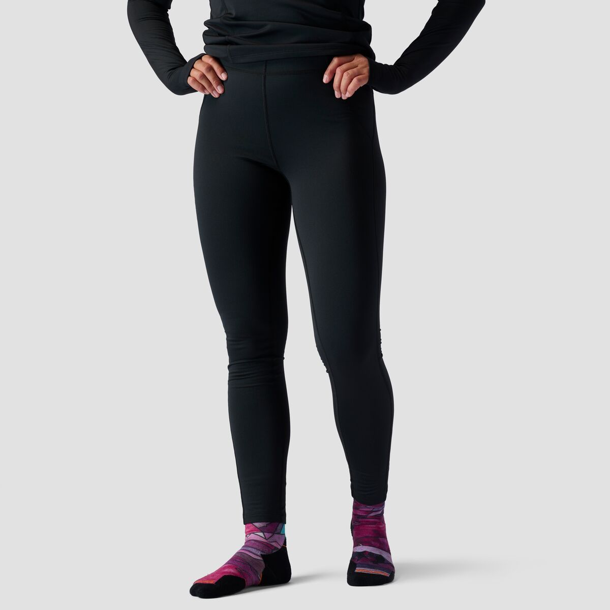Stoic Lightweight Poly Baselayer Bottom - Women's Stretch Limo, L