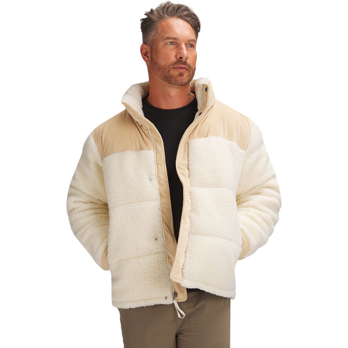 Stoic Sherpa Ultra Puffer - Men's Egret, L
