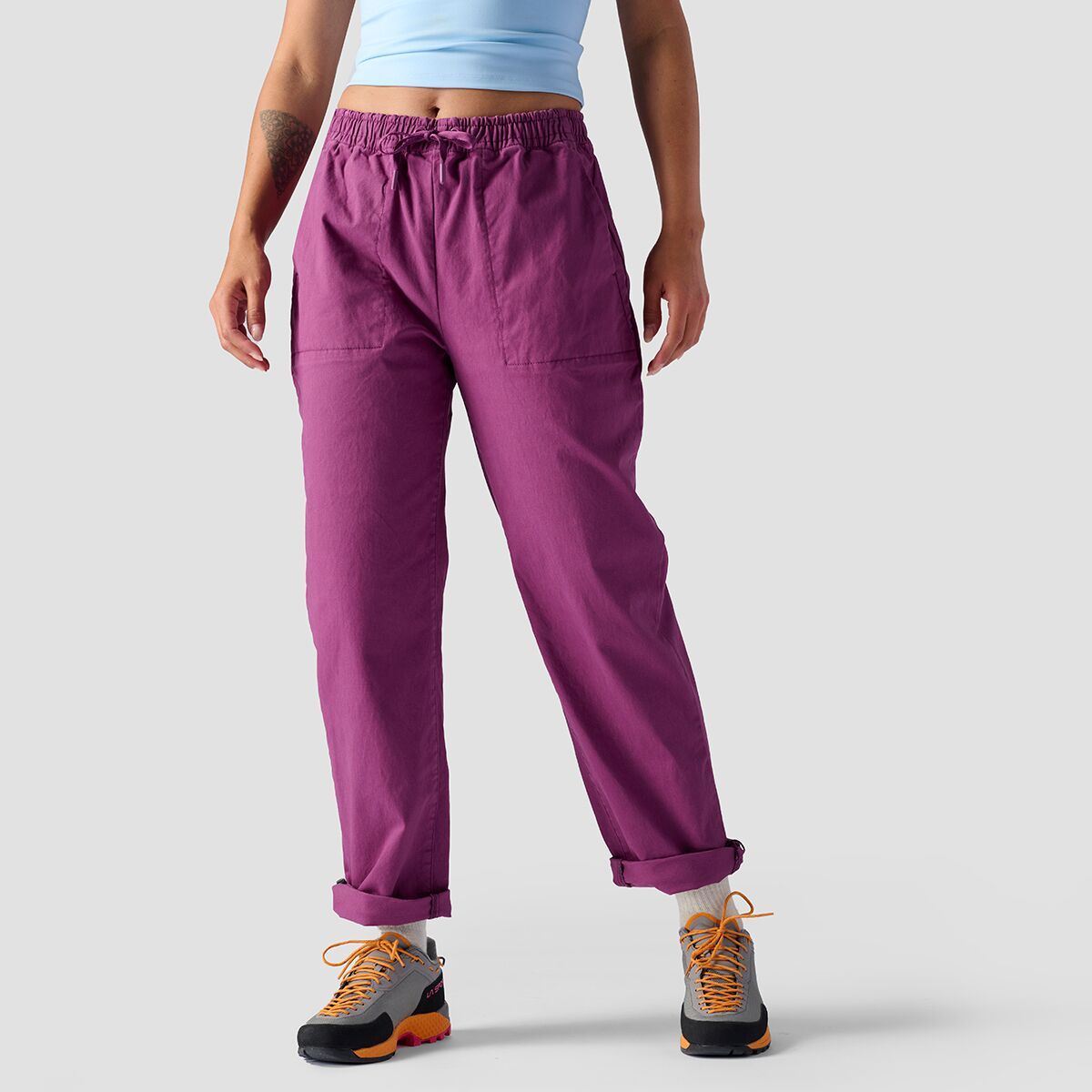 Stoic Brushed Twill Jogger - Women's Amaranth, M