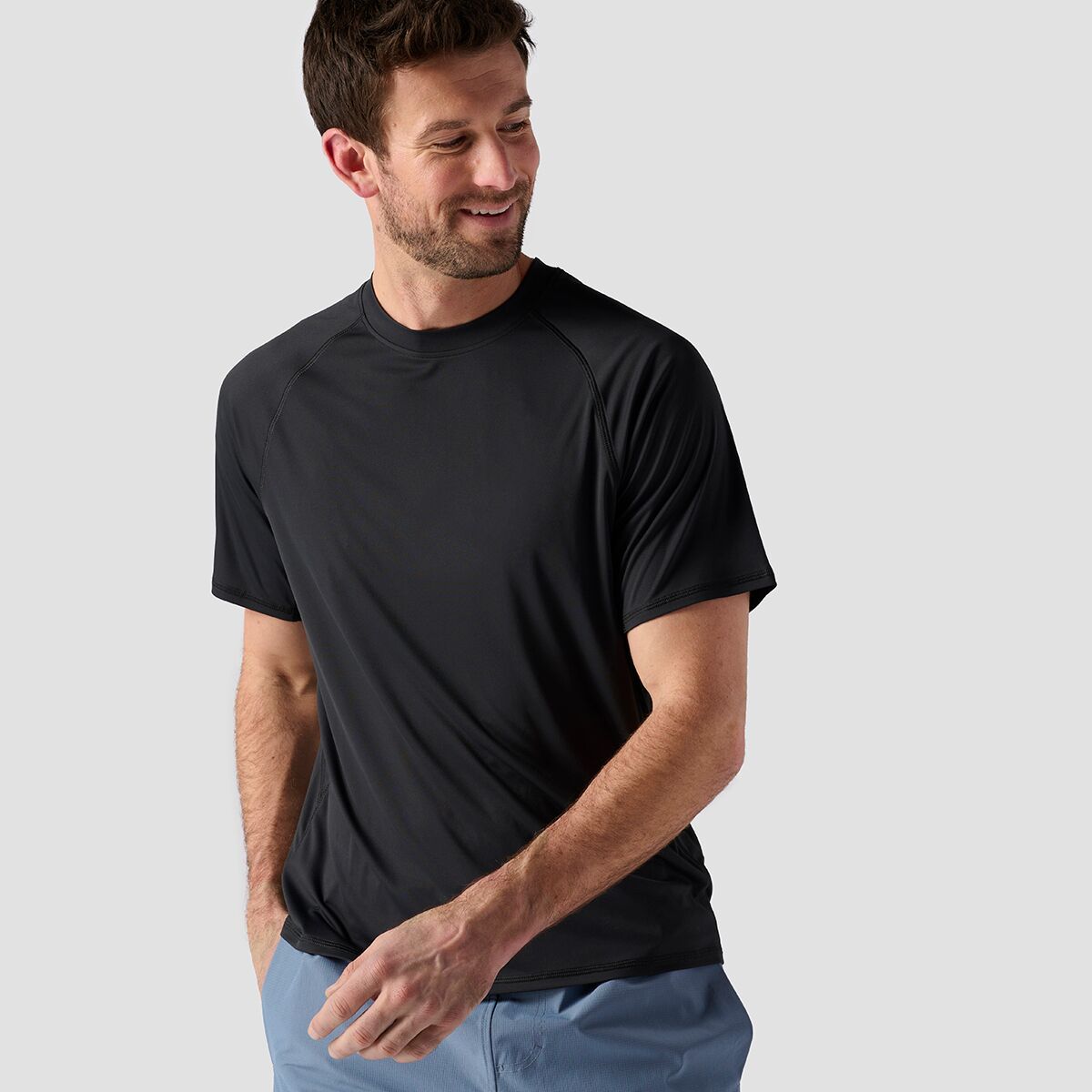 Stoic Short-Sleeve Tech T-Shirt - Men's Stretch Limo, M