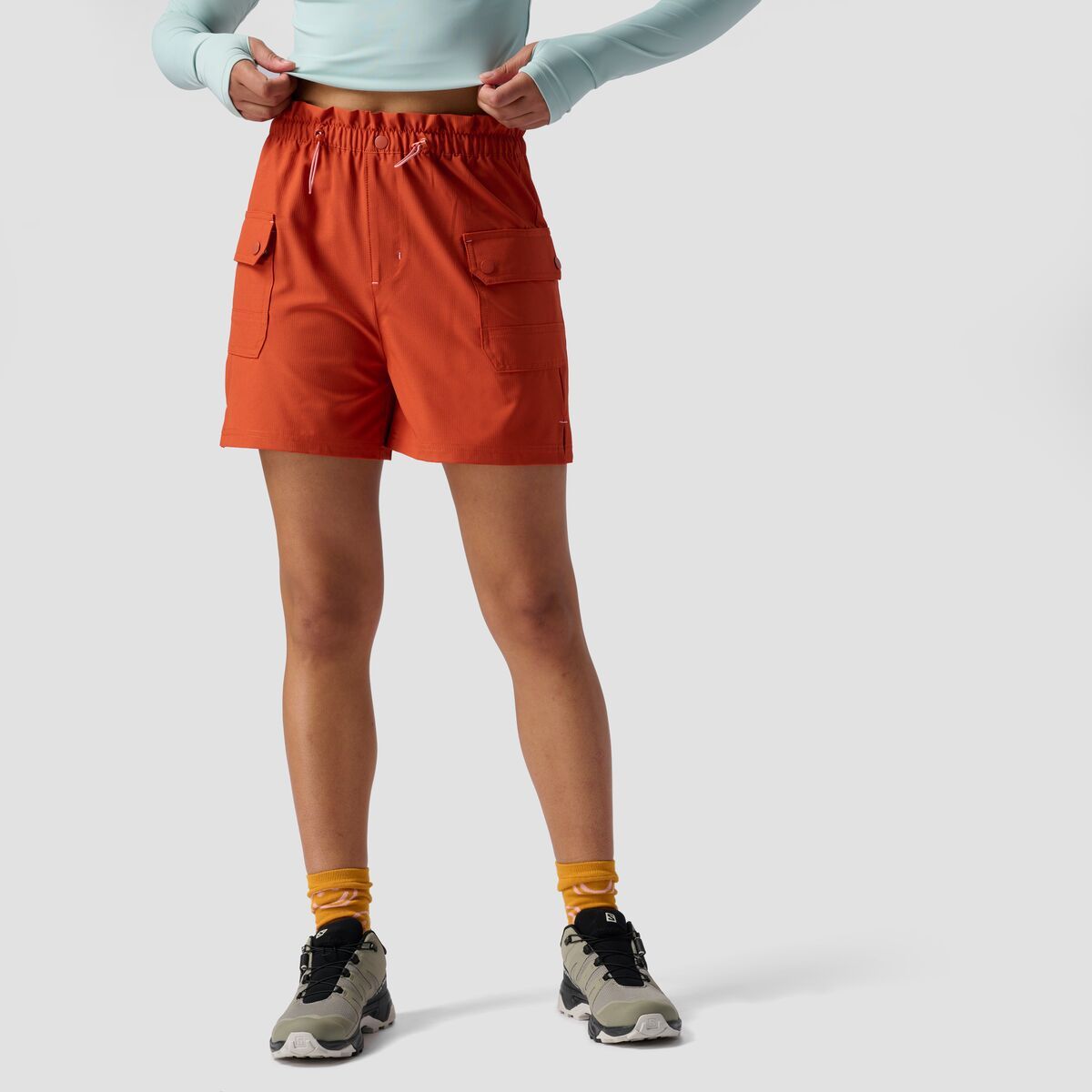 Stoic Ripstop Cargo Short - Women's Brick, M