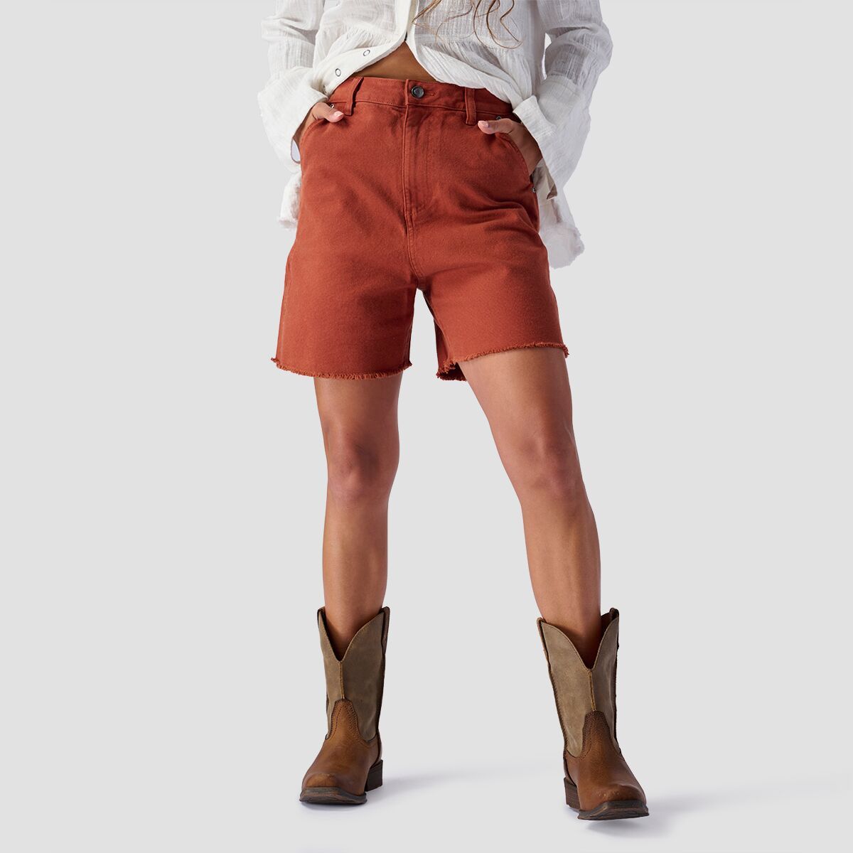 Stoic Cotton Canvas Workwear Short - Women's Coconut Shell, 26