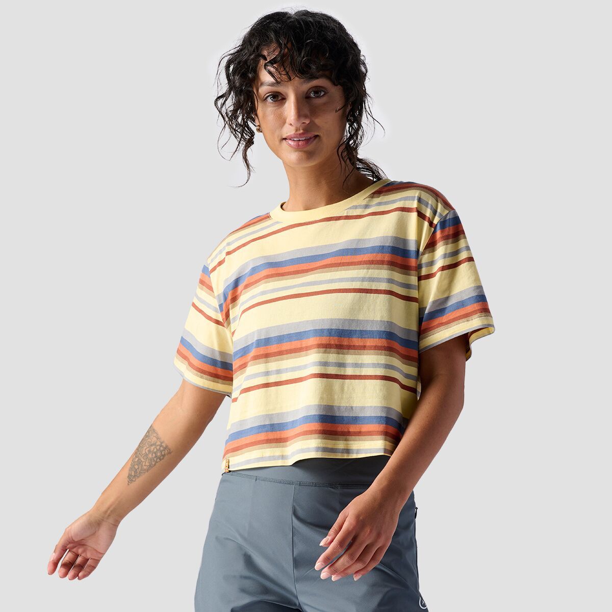 Stoic Short-Sleeve Striped All Activity T-Shirt - Women's