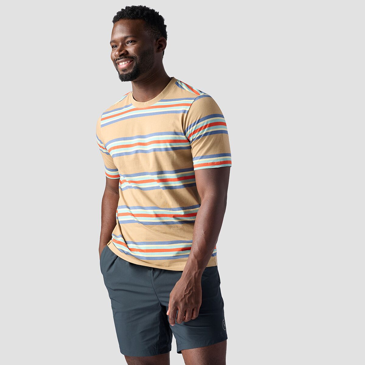 Short-Sleeve Striped T-Shirt - Men