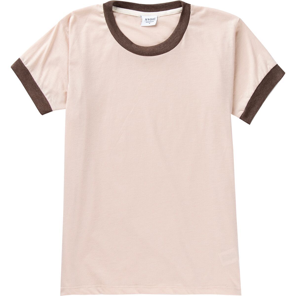 Stoic Ringer Short-Sleeve T-Shirt - Women's Ballet/Brown, XL