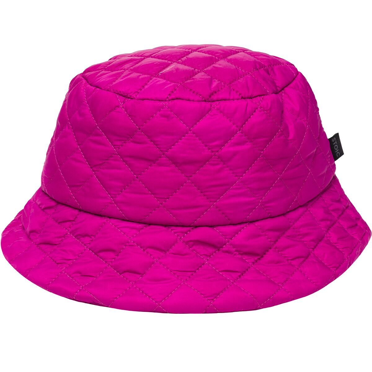 Stoic Quilted Puffer Bucket Hat Festival Fuchsia, One Size