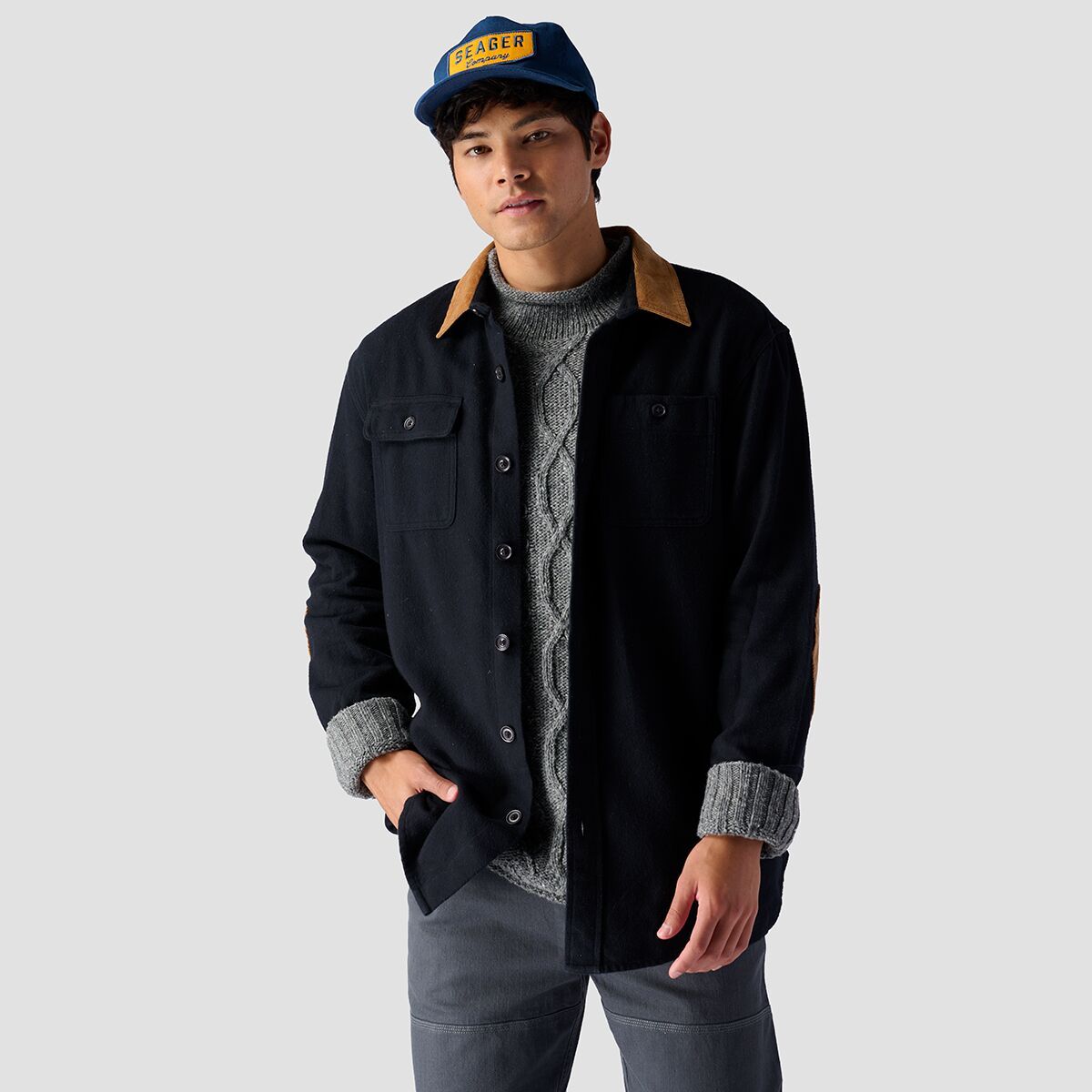 Stoic Brushed Flannel Button Down - Men's Stretch Limo, XL