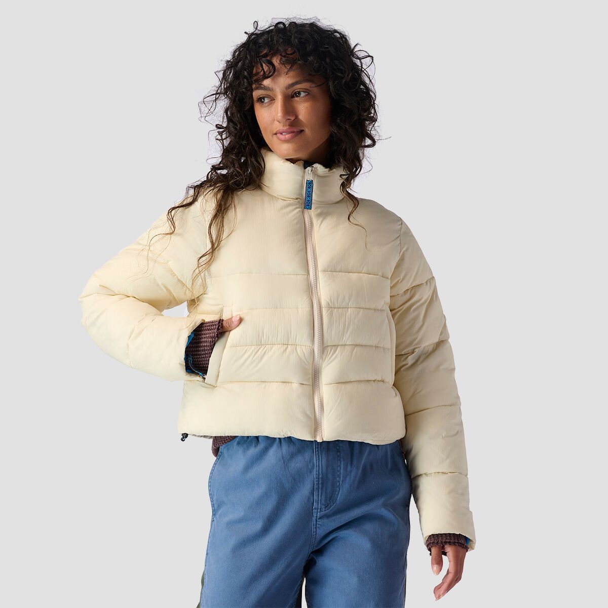 Stoic Synthetic Insulated Cropped Jacket - Women's Sandshell, S