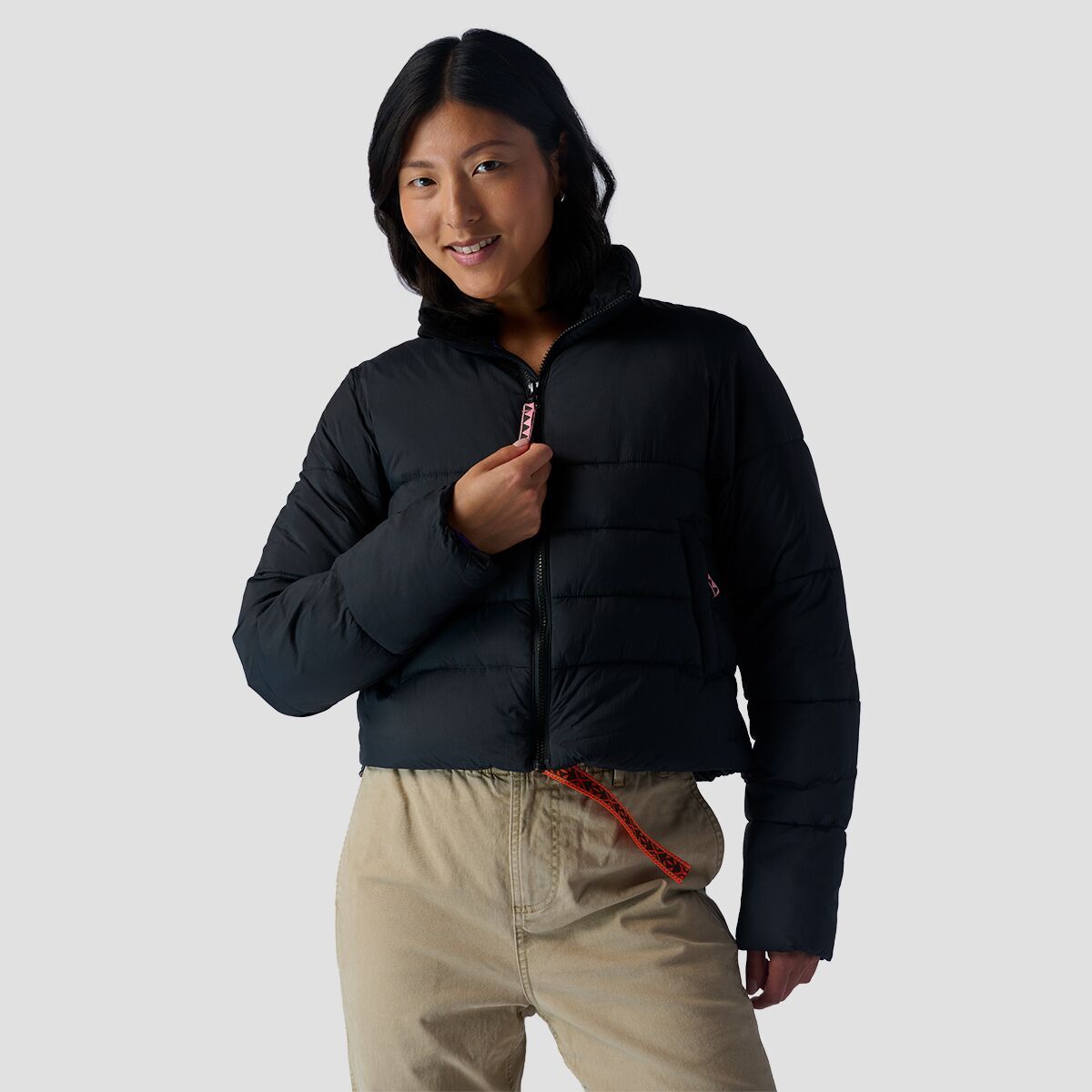 Image of Stoic Synthetic Insulated Cropped Jacket - Women's Stretch Limo, M