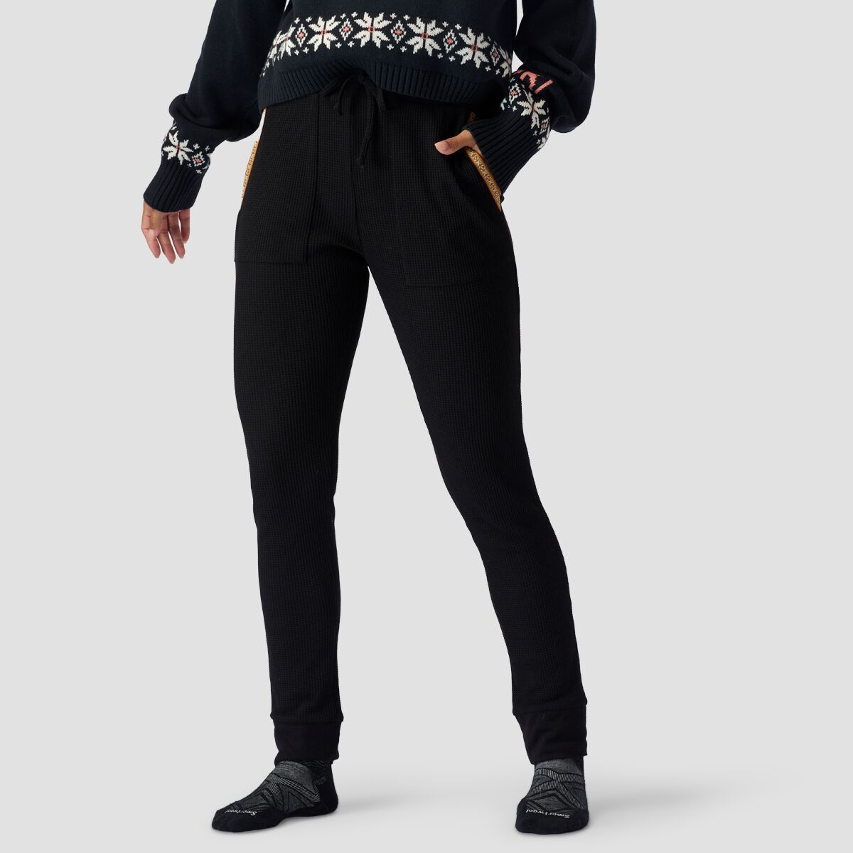 Stoic Wicking Waffle Bottom - Women's Stretch Limo, S