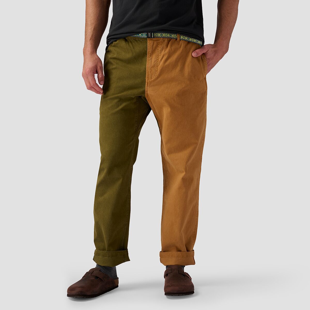 Stoic Venture Pant - Men's Dark Olive/Brown Sugar, XL