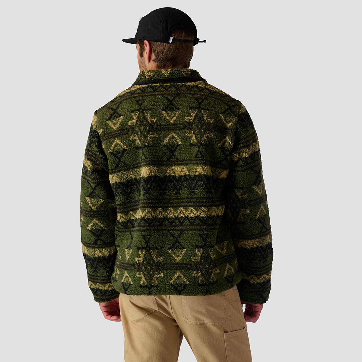 Stoic High Pile Printed Fleece Jacket Men s Clothing