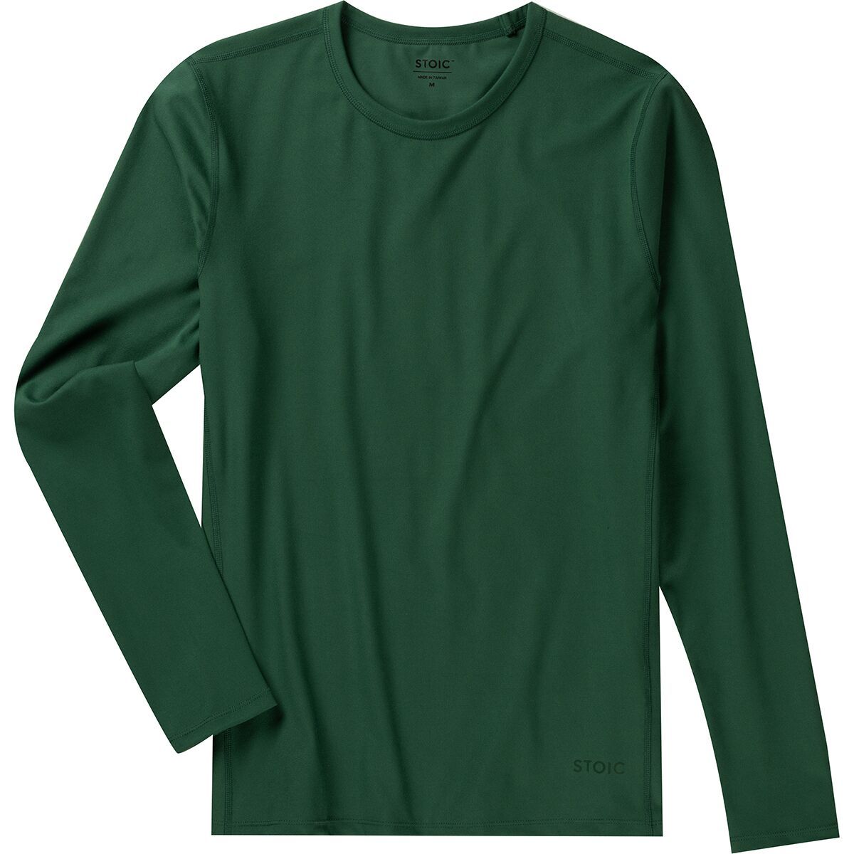 Stoic Brushed Baselayer Crew - Men's Trekking Green, XL