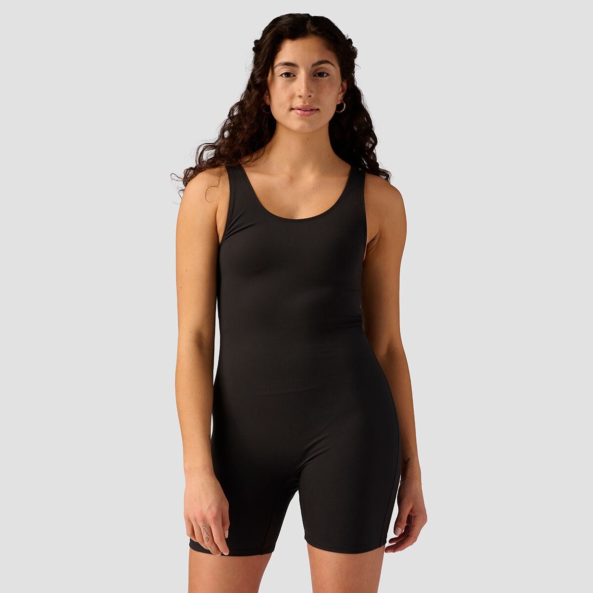 Image of Stoic Bike Short One-Piece - Women's Stretch Limo, XS
