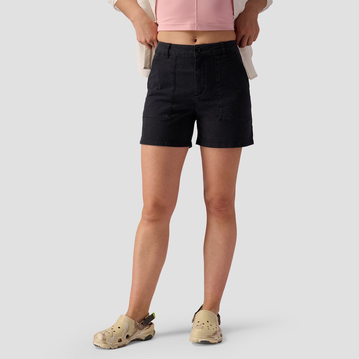 Stoic Venture Patch Pocket Short - Women's Stretch Limo, 6